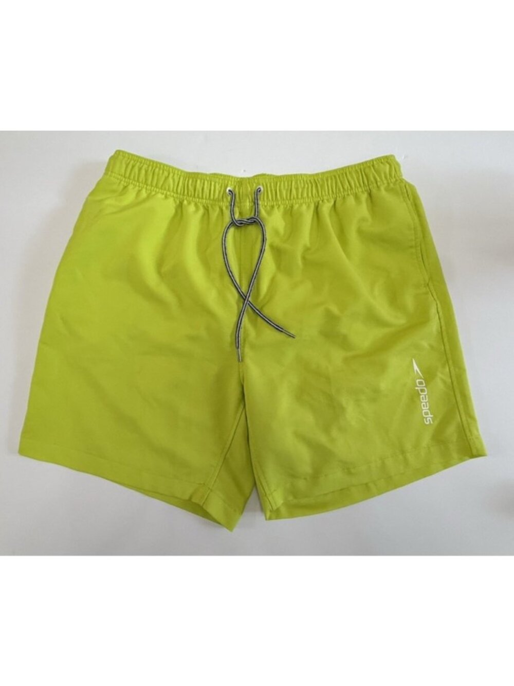 Speedo Swim Trunks Men’s XXL Neon Yellow Board Shorts Lined Beach Surf